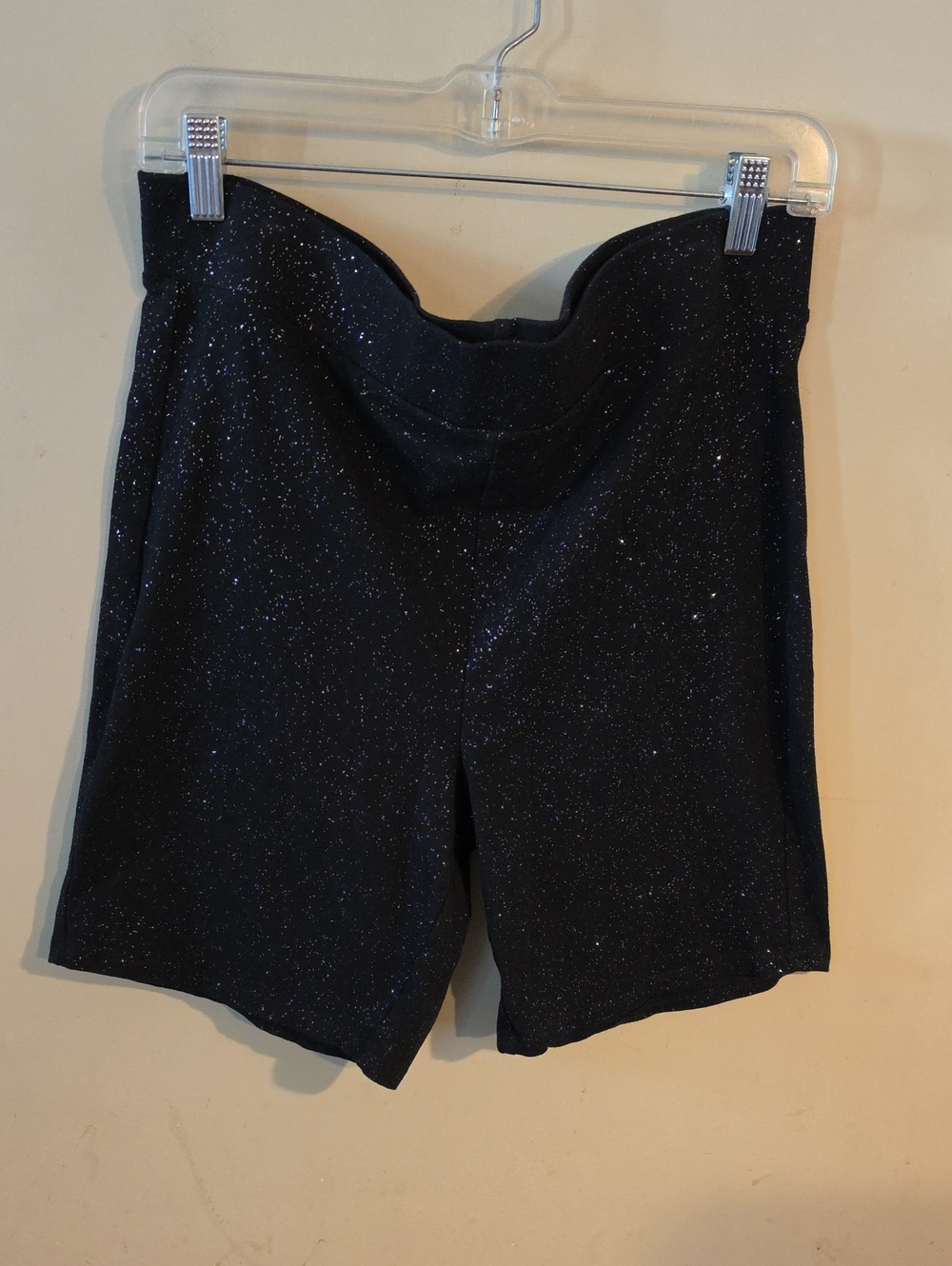 torrid Black Sparkle High-Waist Bike Shorts